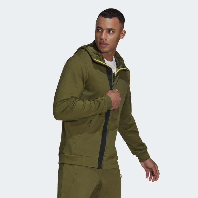 Áo Khoác Adidas Chính hãng - INNOVATION MOTION FULL-ZIP - Xanh | JapanSport GM5767