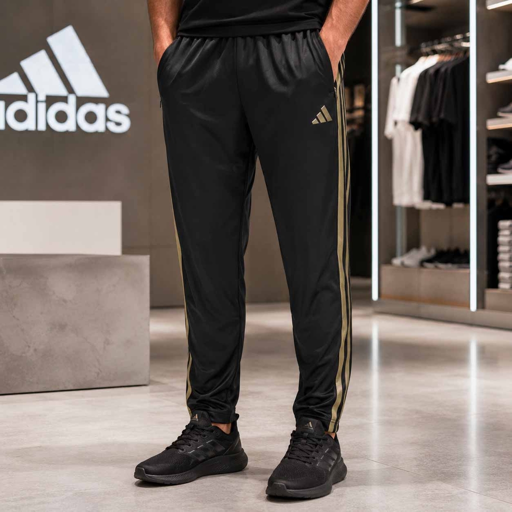 Bộ thể thao cao cấp nam Adidas Chính hãng - Stadium Gold Regular Fit - Màu đen | JapanSport  KA1254 + KA1260