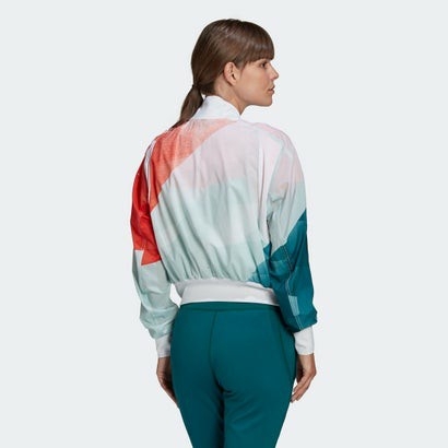 Áo Khoác Adidas Nữ Chính Hãng - Team Hungary Podium Jacket - Xanh/Trắng/Đỏ | JapanSport GF0291