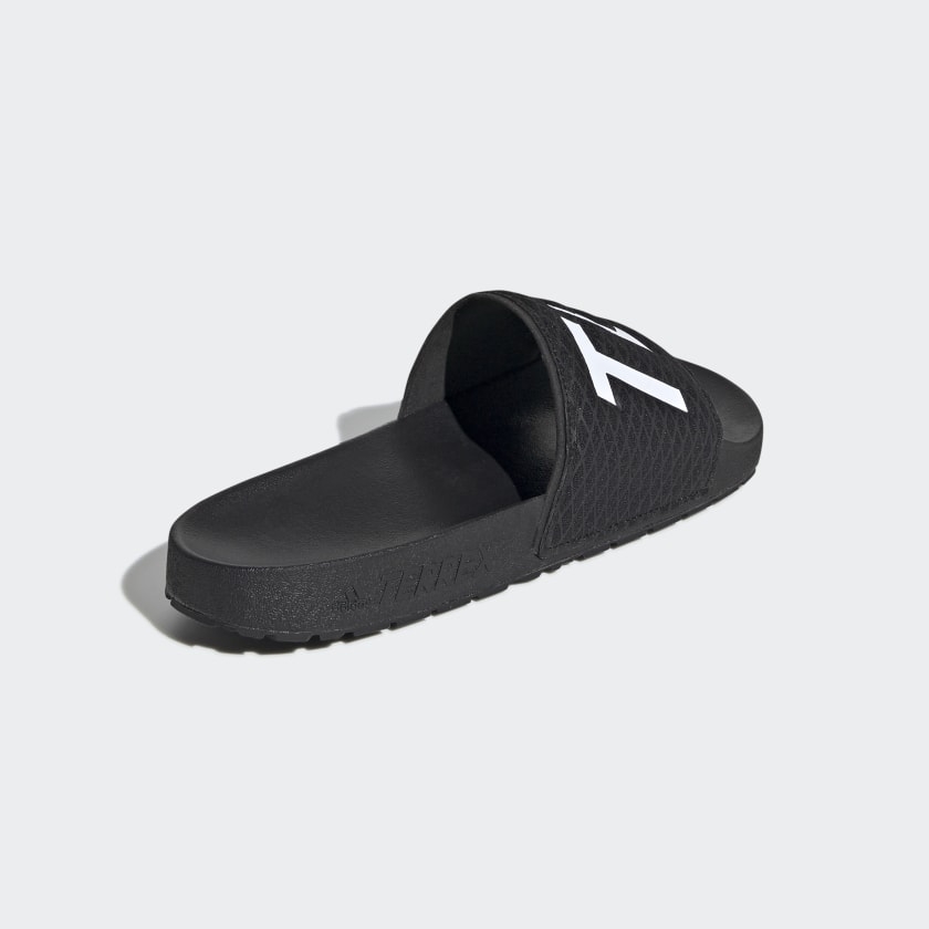Dép Adidas Chính Hãng - TERREX ADILETTE SLIDES - Đen/Trắng | JapanSport EG5129
