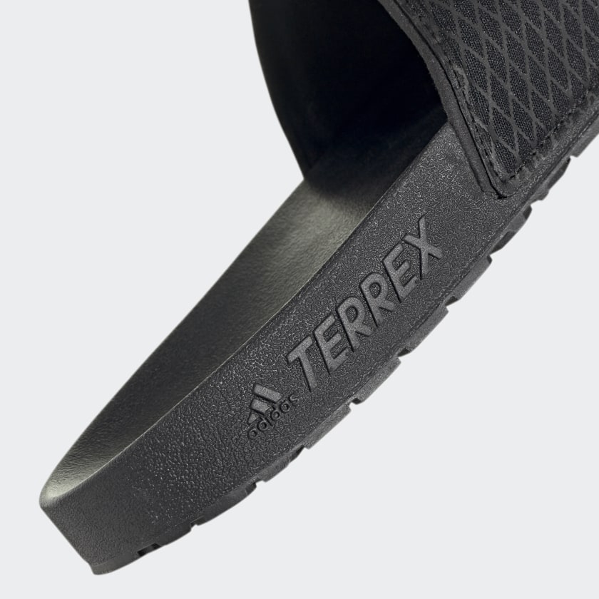 Dép Adidas Chính Hãng - TERREX ADILETTE SLIDES - Đen/Trắng | JapanSport EG5129