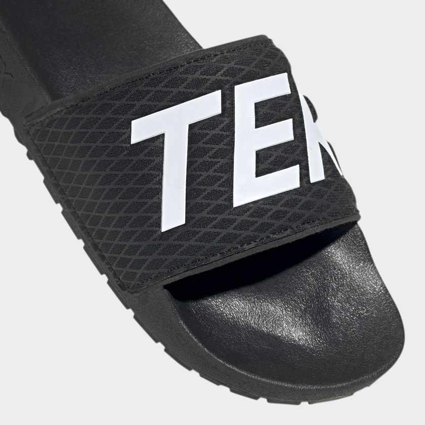 Dép Adidas Chính Hãng - TERREX ADILETTE SLIDES - Đen/Trắng | JapanSport EG5129