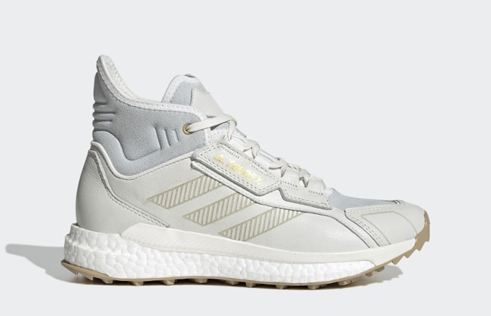 Giày Adidas Nữ Chính Hãng - Terrex Free Hyperblue Mid 'Wonder White' - Trắng | JapanSport S29059