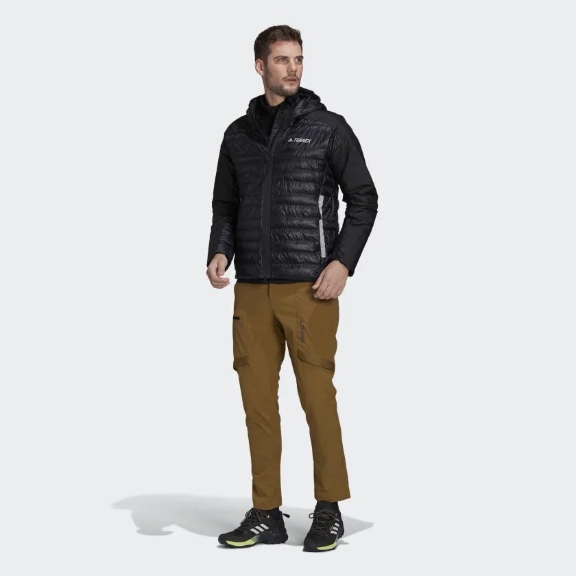 Áo Khoác Lông vũ Adidas Chính hãng - Terrex MYSHELTER Down Hooded - Đen | JapanSport GI7295