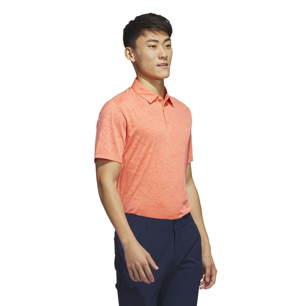 Áo Polo Adidas Chính Hãng - Textured Jacquard - Màu Cam| JapanSport HS1115