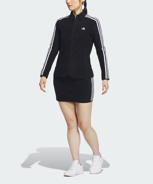 Bộ Thể Thao Golf Adidas Nữ Chính Hãng - Three Stripes Fleece Set Up - Màu Đen | JapanSport HY0910