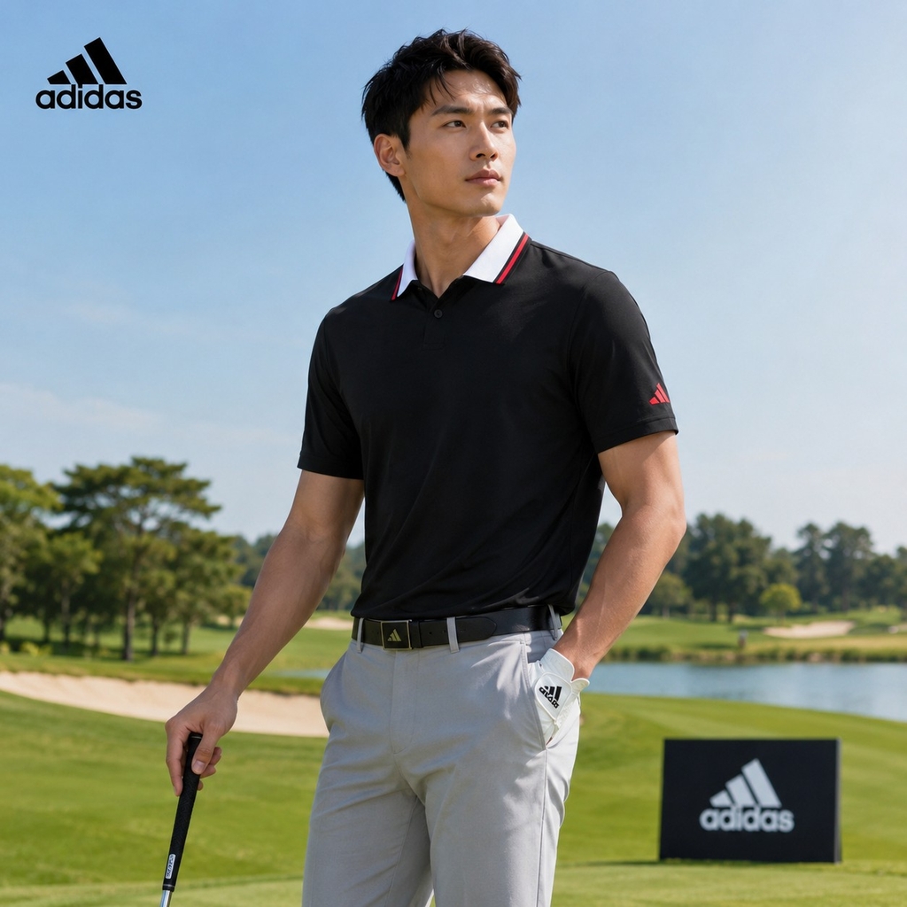 Áo Polo Adidas Chính Hãng - Twistknit Beyond - Màu Đen | JapanSport IM7863