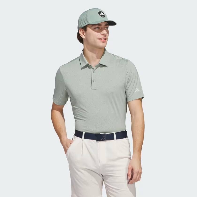 Áo Polo Adidas Nam Chính Hãng - Ultimate365 Mini Bunker Polo Shirt - Màu xanh | JapanSport JF9007