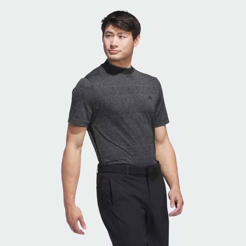 Áo Polo Adidas Nam Chính Hãng - Ultimate365 PIqué Mock Collar Polo Shirt - Màu đen | JapanSport IU4407