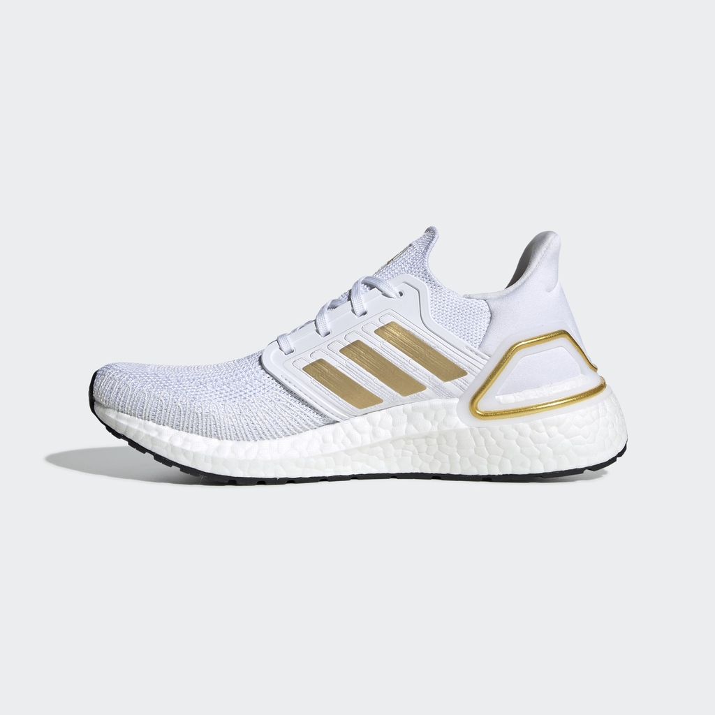 Giày chạy Adidas Chính Hãng - Ultraboost 20 - White/Gold | JapanSport - EG0727
