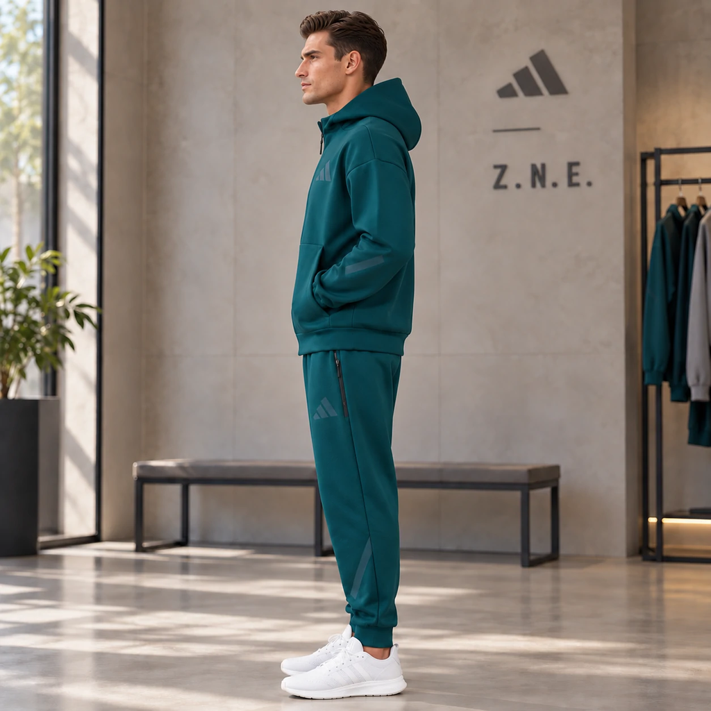 Bộ thể thao nam Adidas Nam Chính Hãng - Z.N.E. Aurora Ivy - Màu xanh | JapanSport KB3709 + JW4724