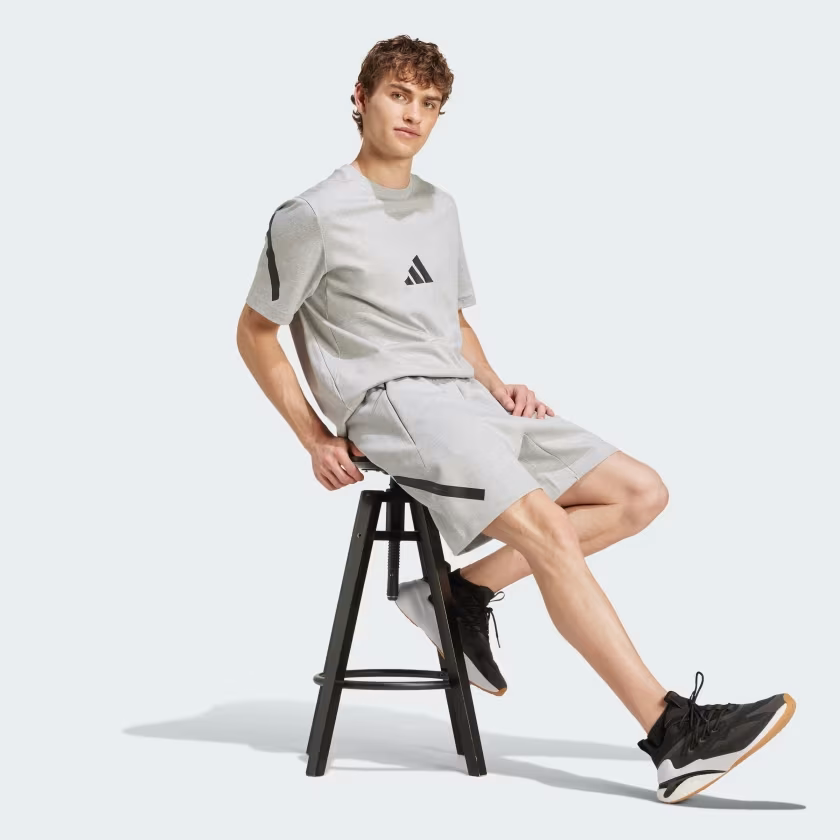 Quần Short Adidas Nam Chính Hãng - Z.N.E. Shorts - Màu Xám | JapanSport JJ4892