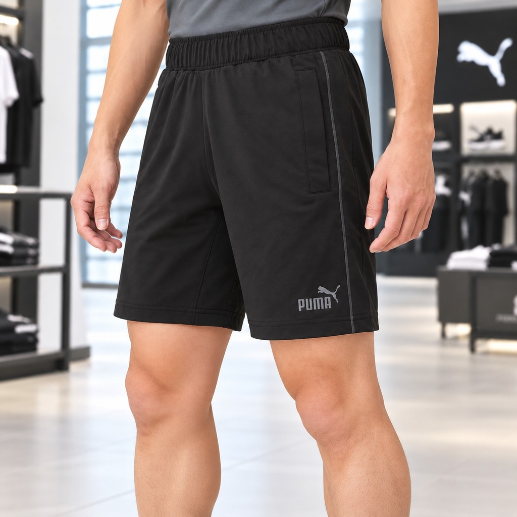 Quần Short Puma Chính Hãng - CORE HERITAGE Shorts - Màu Đen | JapanSport  680668-01