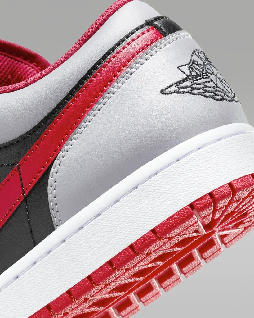 Giày Nike Nam Chính Hãng - Air Jordan 1 Low - Màu Xám/Đen | JapanSport 553558-060