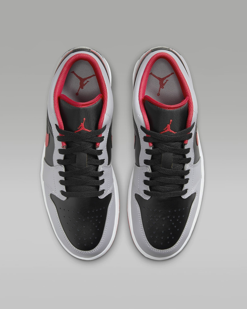 Giày Nike Nam Chính Hãng - Air Jordan 1 Low - Màu Xám/Đen | JapanSport 553558-060