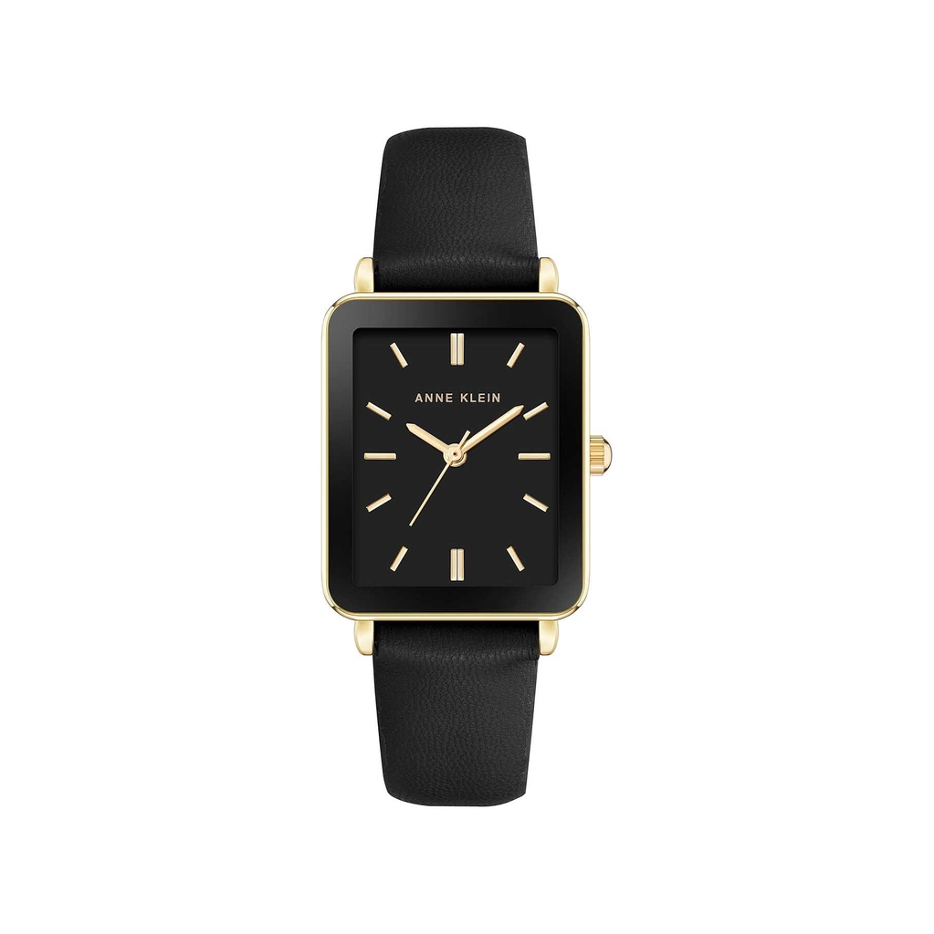 Đồng Hồ Anne Klein Nữ Chính Hãng - Women's Strap Watch - Màu đen | JapanSport AK-3702BKBK