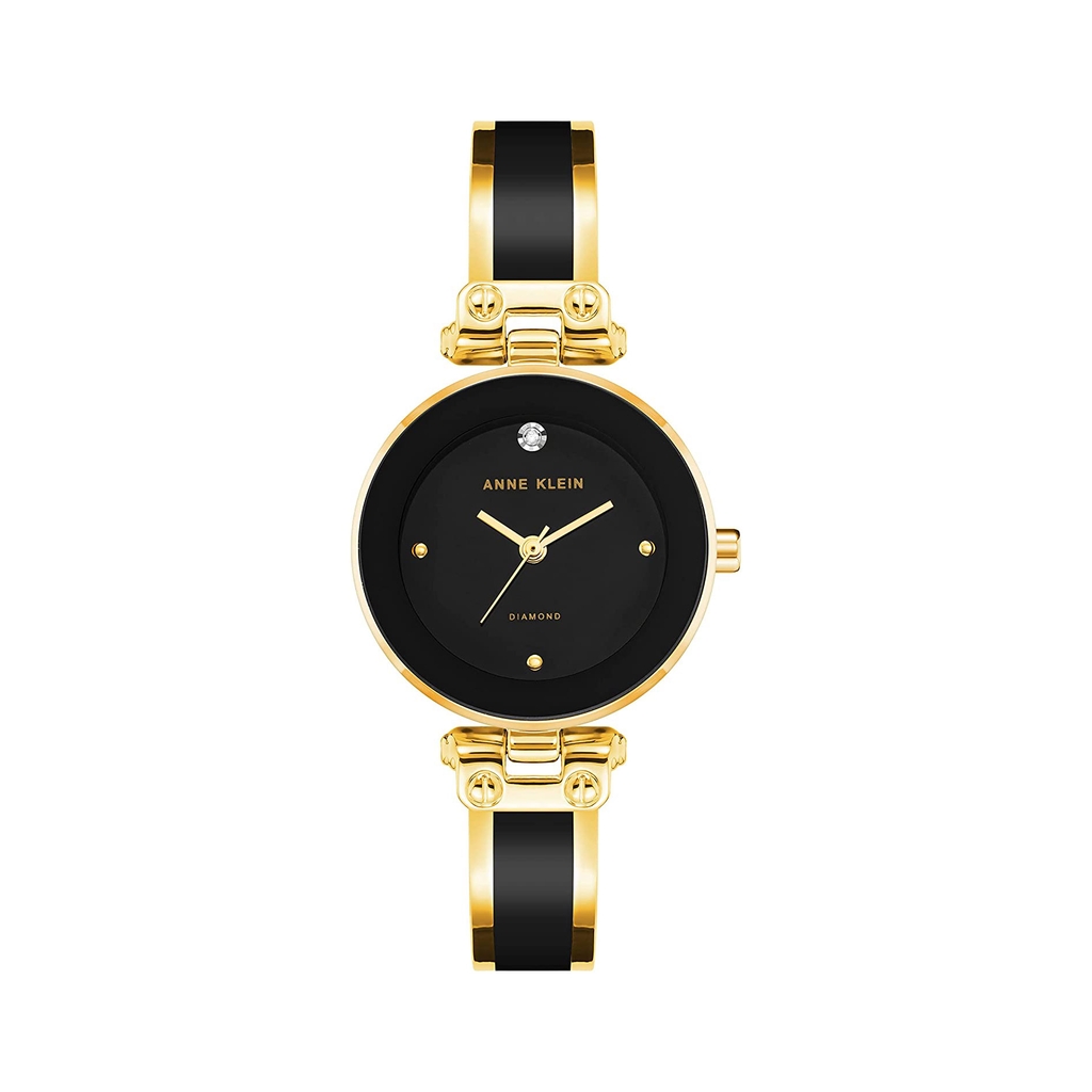 Đồng hồ Nữ Anne Klein Chính hãng - Genuine Diamond Dial Bangle | JapanSport AK/1980BKGB