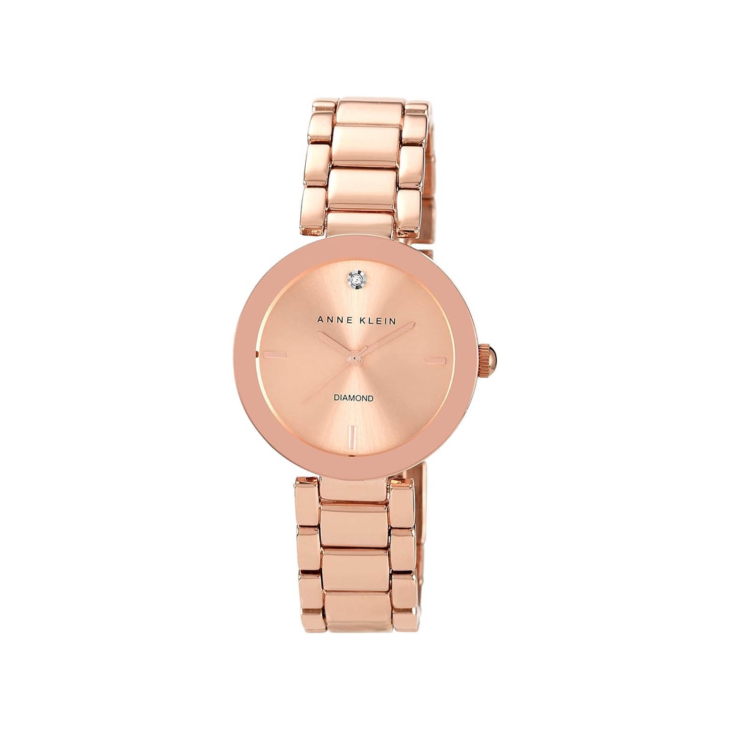 Đồng hồ Anne Klein Chính hãng - Genuine Diamond Dial - AK/1362RGRG - Màu vàng hồng | JapanSport