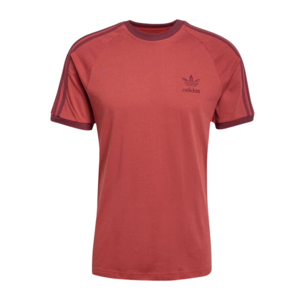 Áo Phông Adidas Nam Chính Hãng - Adicolor Classics 3-Stripes Tee - Màu Đỏ Ruby | JapanSport JN7019