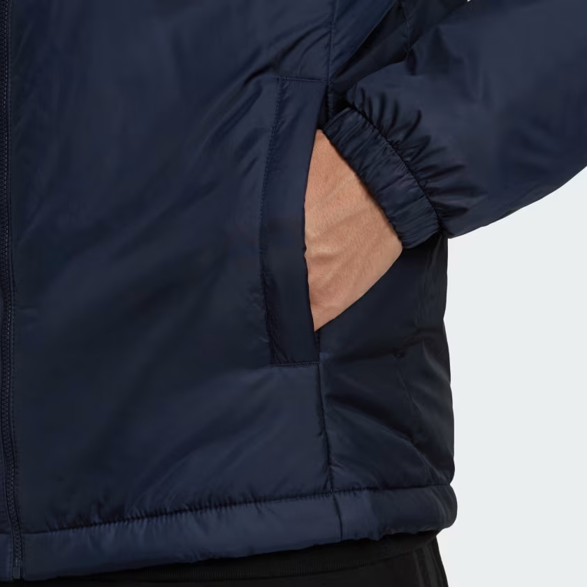 Áo Khoác Adidas Chính Hãng - Hiking Essentials Insulated Hooded Jacket - Màu xanh | JapanSport GT9165