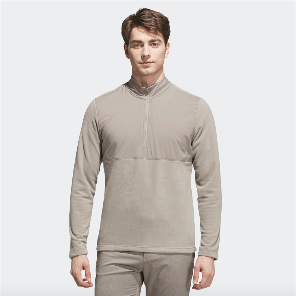 Áo Khoác Adidas Chính Hãng - Ultimate365 Cozy Quarter Zip - Màu be | JapanSport KA9873