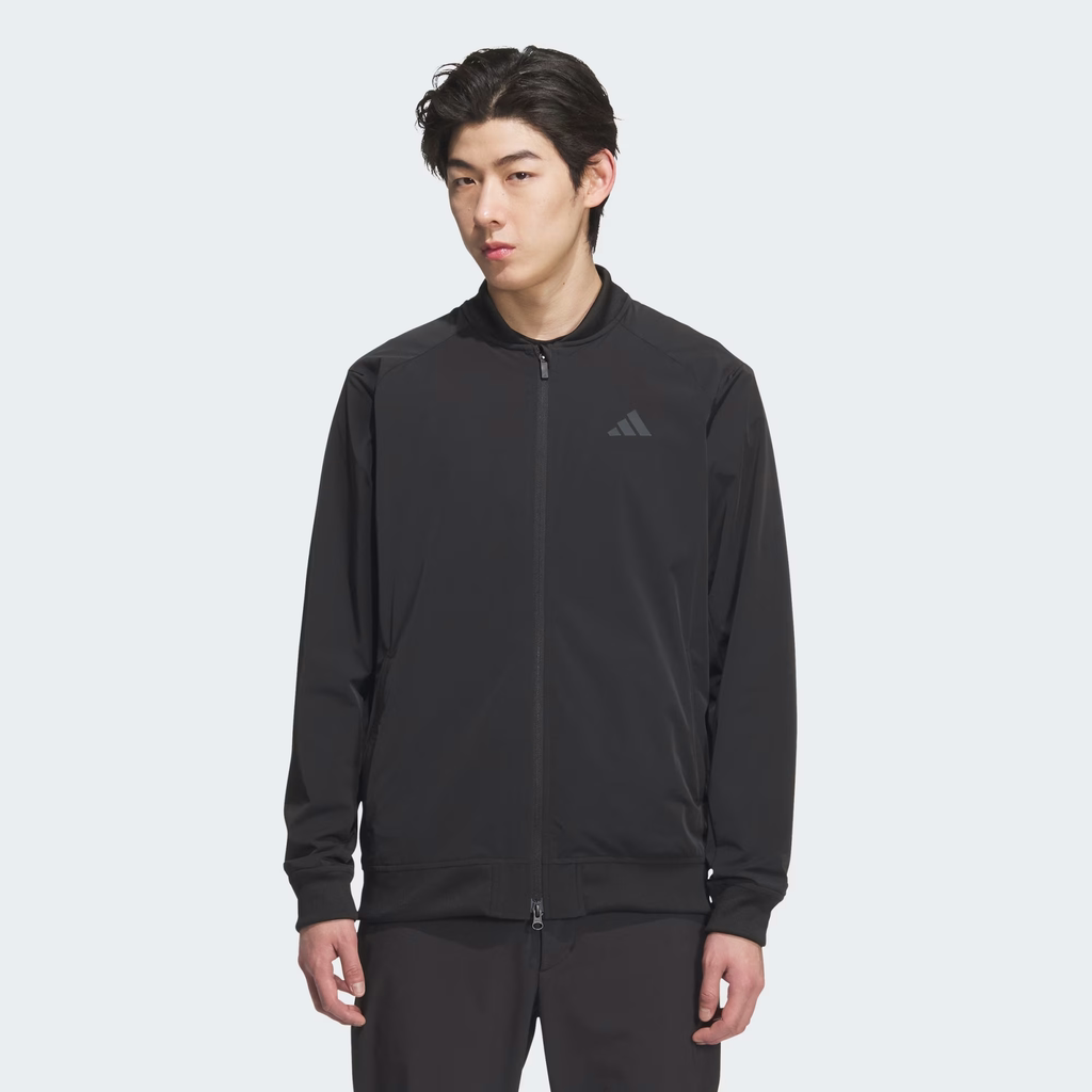 Áo Khoác gió Nam Adidas Chính Hãng - Áo Khoác Dài Tay Khóa Kéo Dọc Thân - Màu đen | JapanSport JL7949