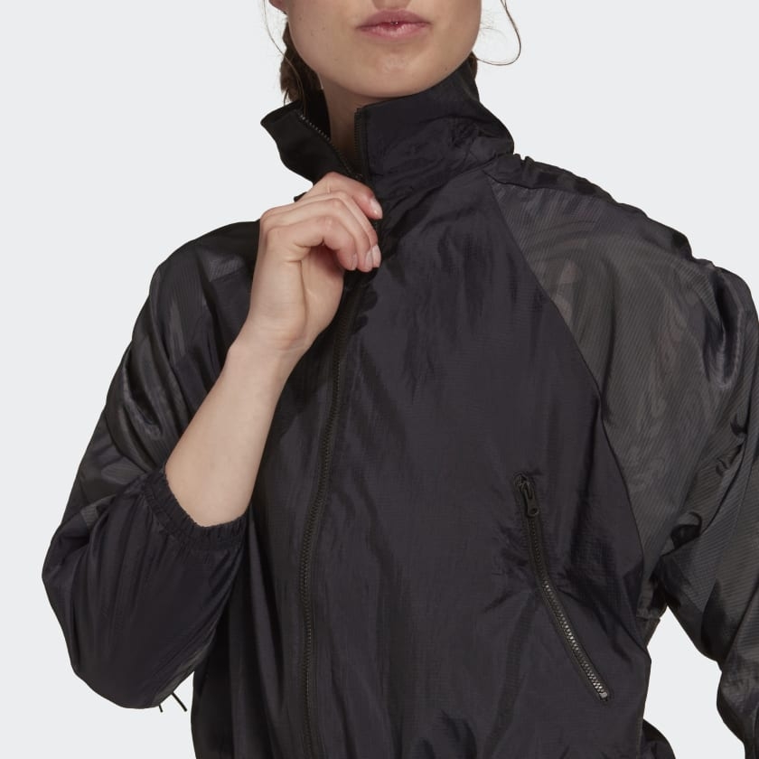 Áo Khoác Adidas Chính hãng - Dệt Thoi Siêu Nhẹ Sportswear - Đen | JapanSport H39730
