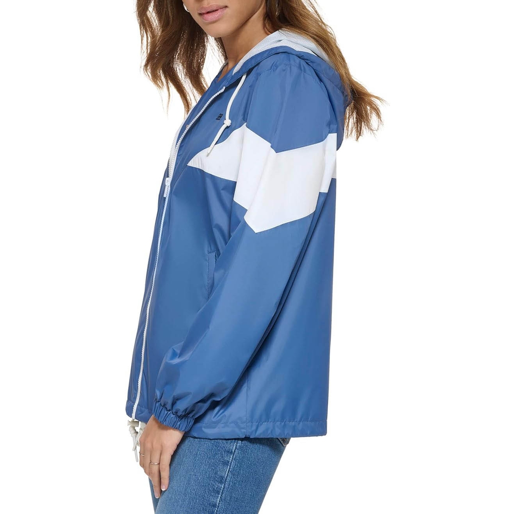 Áo khoác nữ gió Levi's Chính Hãng - Nylon Color Block Windbreaker cho nữ - Màu xanh | JapanSport LW3RP227