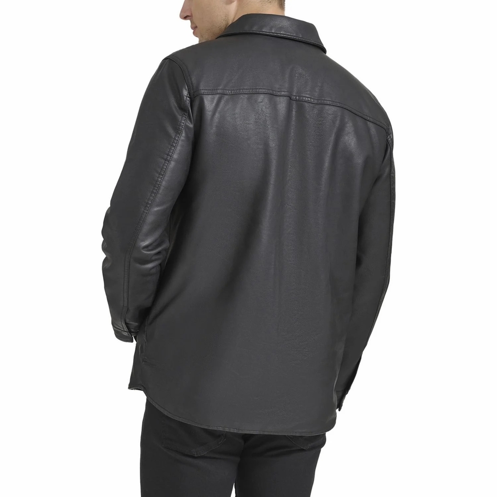 Áo Khoác da Levi's Chính Hãng - da nhân tạo Sherpa Lined Trucker - Màu đen | JapanSport 1521597-black