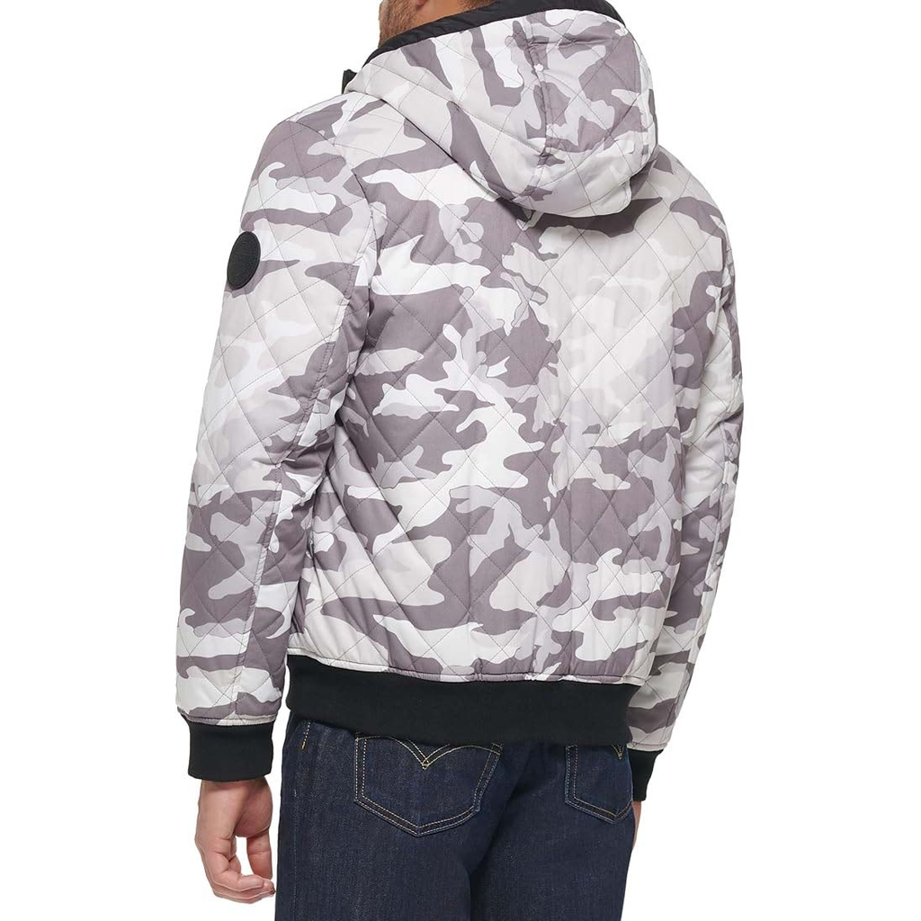 Áo Khoác Levi's Chính Hãng - Diamond Quilted Sherpa Lined Bomber Jacket - Màu Kem | JapanSport LM1RN592-4w1