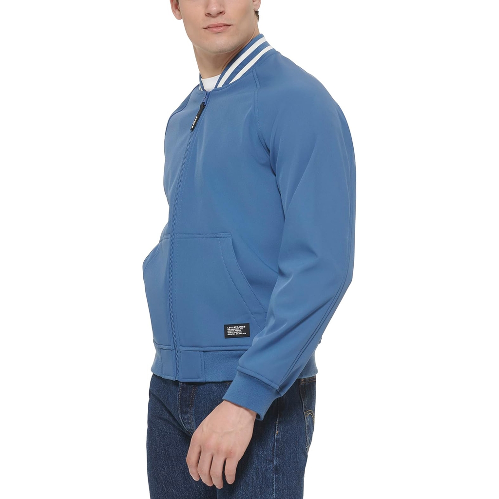 Áo Khoác Levi's Chính Hãng - Softshell Varsity Bomber Jacket - Màu Xanh | JapanSport LM3RP700-nvy