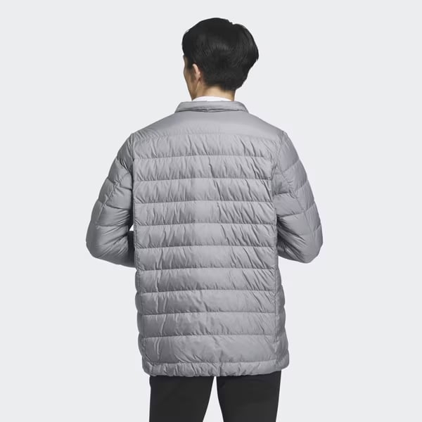 Áo Khoác lông vũ Adidas Chính Hãng - Ấm áp, chống thấm nước, có khóa kéo toàn phần WIND.RDY - Màu Xám | JapanSport HZ6069