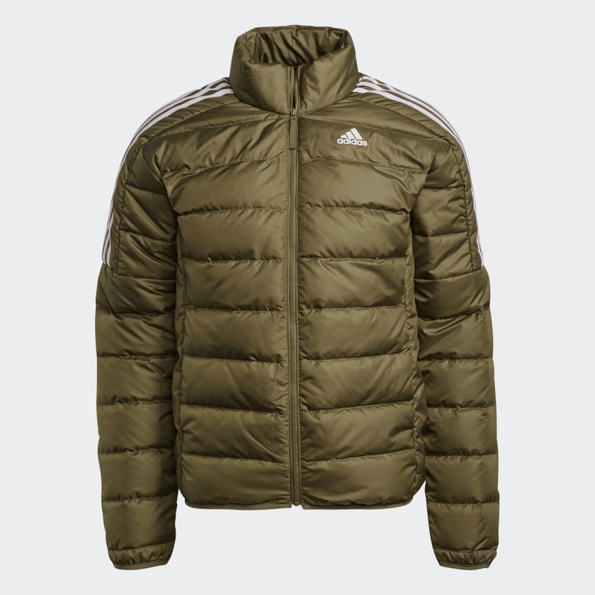 Áo Khoác lông vũ Adidas Nam Chính Hãng - Essentials Down Jacket - Olive | Japababy GT9168