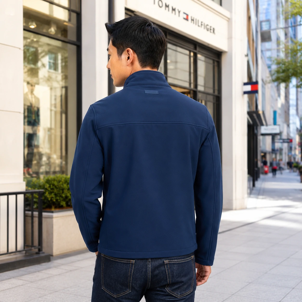 Áo Khoác Tommy Hilfiger Chính hãng - Active Soft Shell - Màu xanh | JapanSport 155SP287