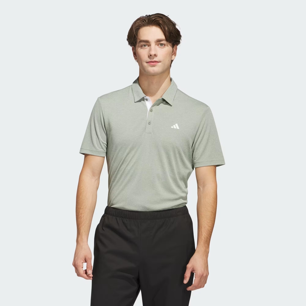 Áo Polo Adidas Nam Chính Hãng - Áo Polo Drive Heather - Màu xanh | JapanSport JJ1698