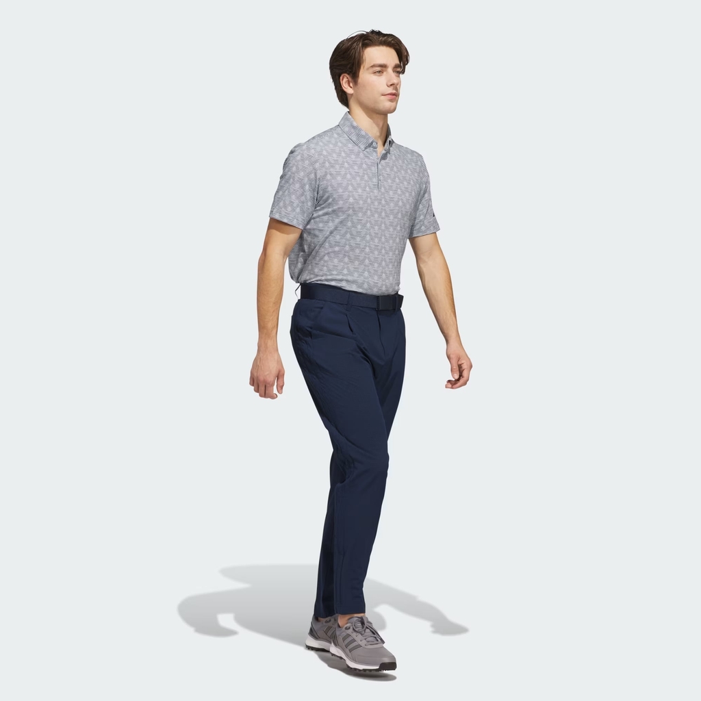 Áo Polo Adidas Nam Chính Hãng - Go-To Printed Stripe Polo Shirt - Màu xanh | JapanSport JP2329
