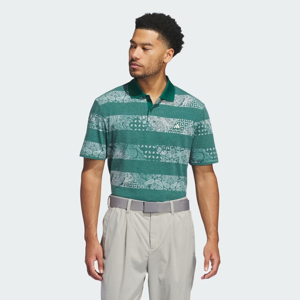 Áo Polo Adidas Nam Chính Hãng - Áo Polo Họa Tiết Go-to - Màu xanh | JapanSport IT2365