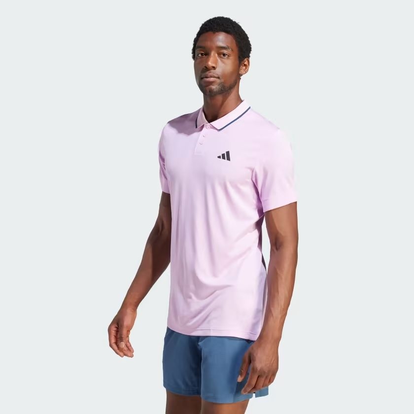 Áo Polo Adidas Nam Chính Hãng -  TENNIS FREELIFT - Hồng | JapanSport IA8286