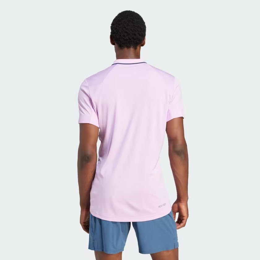 Áo Polo Adidas Nam Chính Hãng -  TENNIS FREELIFT - Hồng | JapanSport IA8286