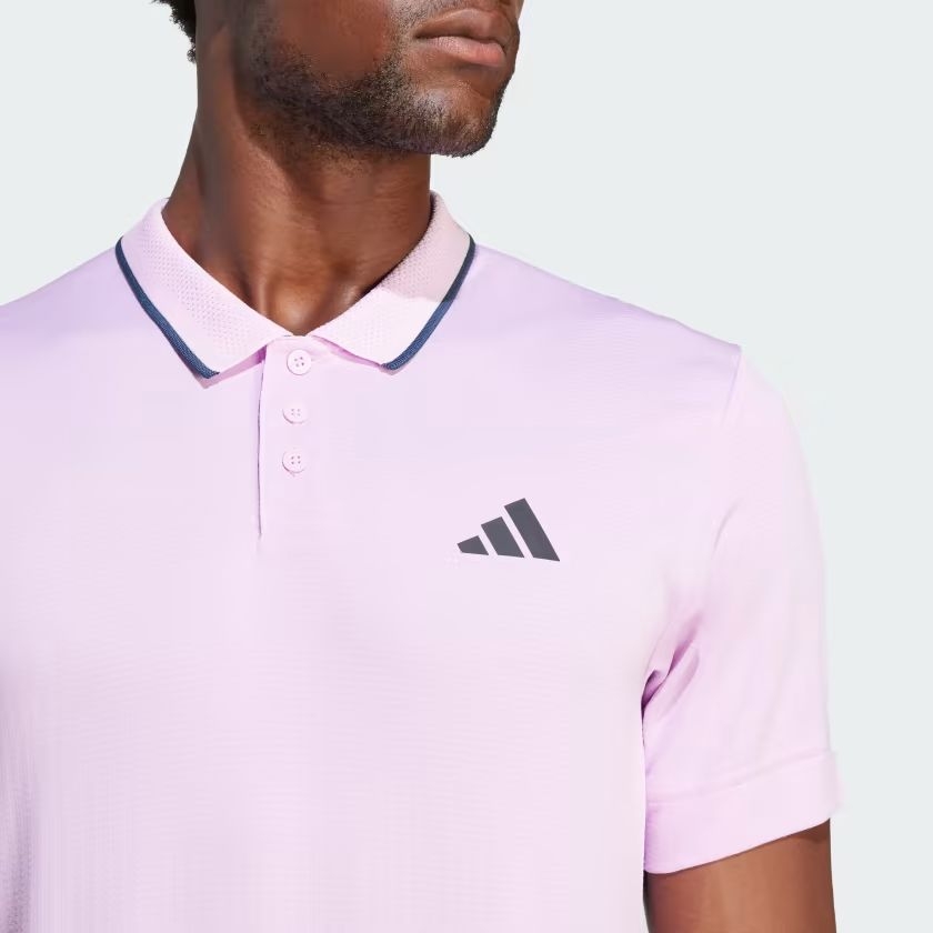 Áo Polo Adidas Nam Chính Hãng -  TENNIS FREELIFT - Hồng | JapanSport IA8286