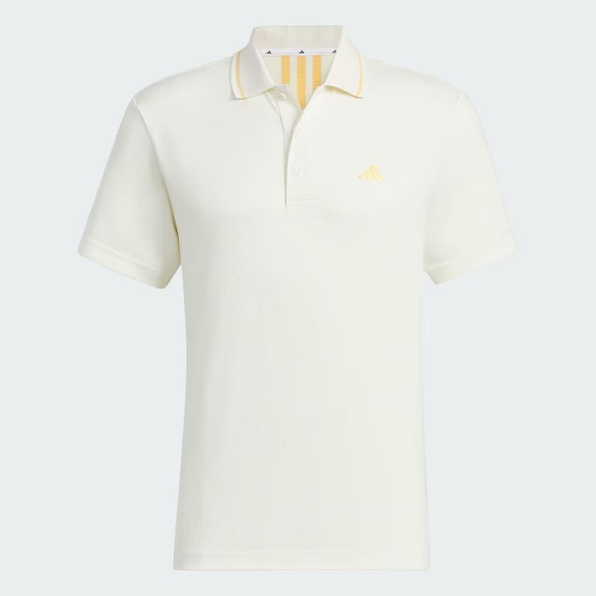 Áo Polo Ngắn Tay Adidas Nam Chính Hãng - Jacquard AEROREADY - Màu Vàng chanh | JapanSport IN6646