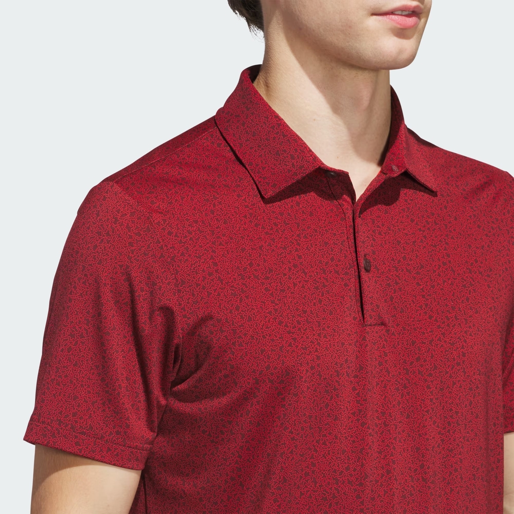Áo Polo Adidas Nam Chính Hãng - Ultimate365 Mini Bunker Polo Shirt - Màu đỏ | JapanSport JF4896