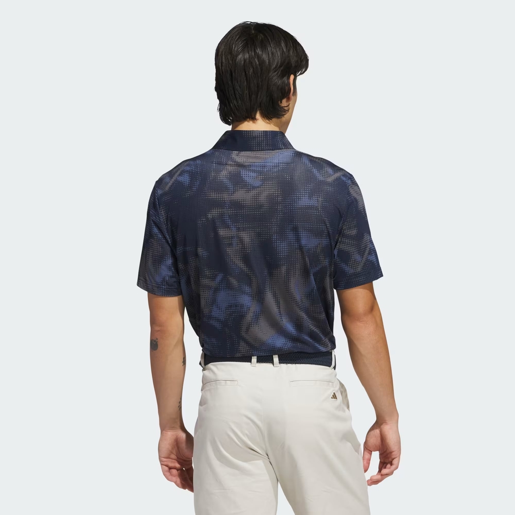 Áo Polo Adidas Nam Chính Hãng - Ultimate365 Printed Mesh Polo Shirt - Màu navy | JapanSport JN9074