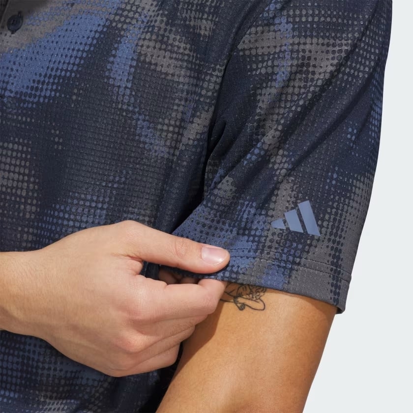 Áo Polo Adidas Nam Chính Hãng - Ultimate365 Printed Mesh Polo Shirt - Màu navy | JapanSport JN9074