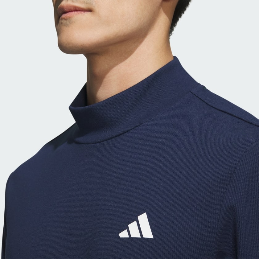 Áo Dài Tay Golf Adidas Nam Chính Hãng - Play Green AEROREADY 2-in-1 - Màu Trắng/Xanh| JapanSport HY0964