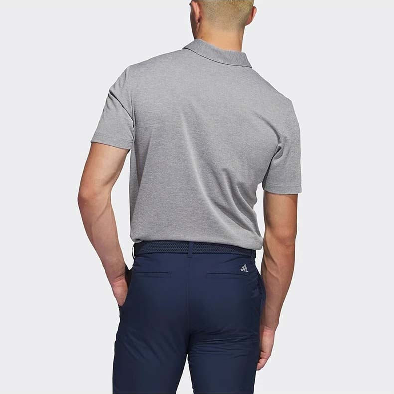 Áo Polo Golf Adidas Nam Chính Hãng -  Drive Heather Golf Polo Shirt - Màu xám | JapanSport IA5450