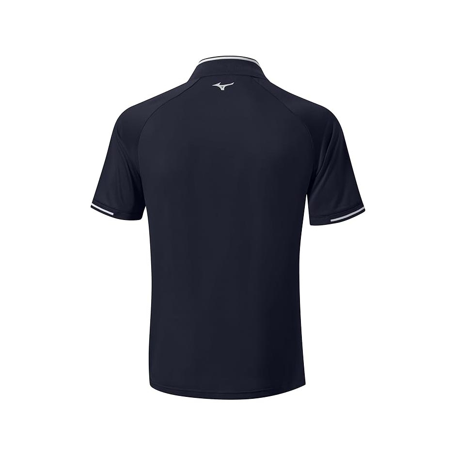 Áo Polo Mizuno Chính Hãng - Golf Wear Smooth Polo Collar - Màu Navy | JapanSport E2GAB002-14