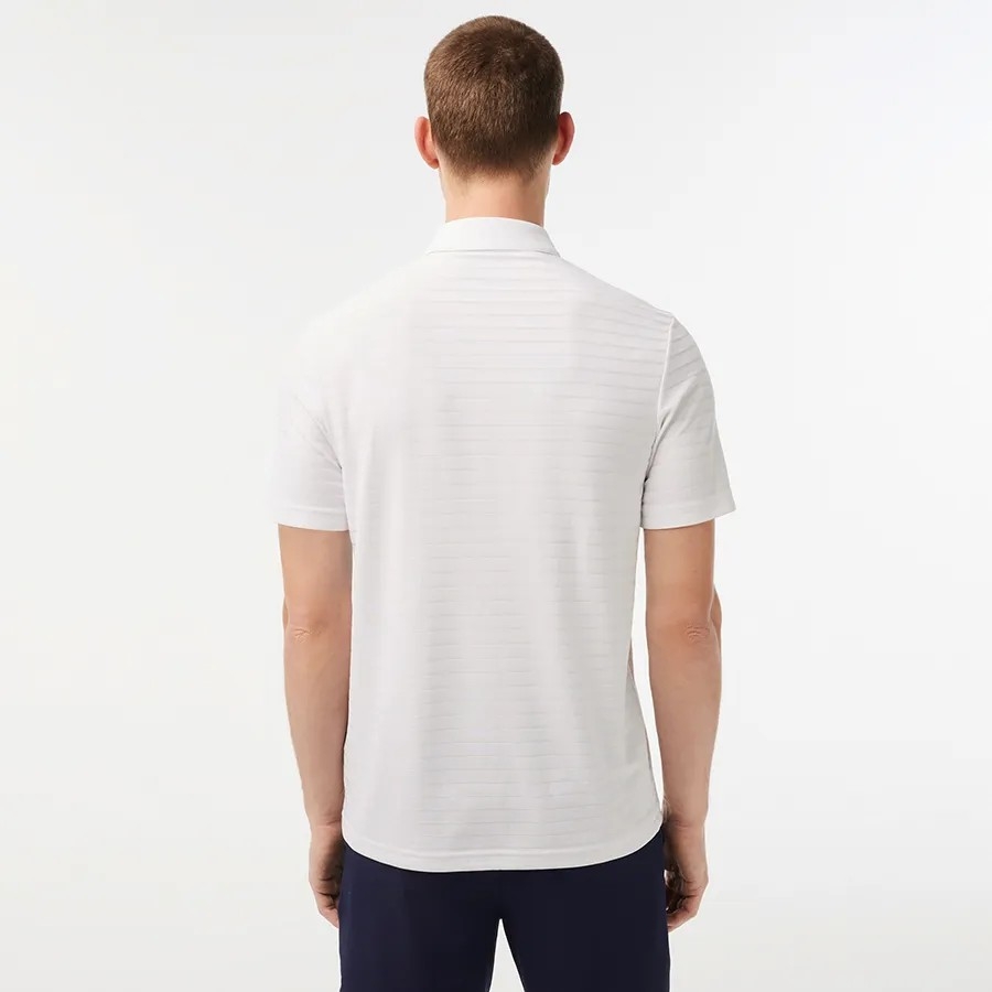 Áo Polo Lacoste Chính hãng - Sport Textured Breathable Golf - Màu Trắng | JapanSport DH6844-51-001