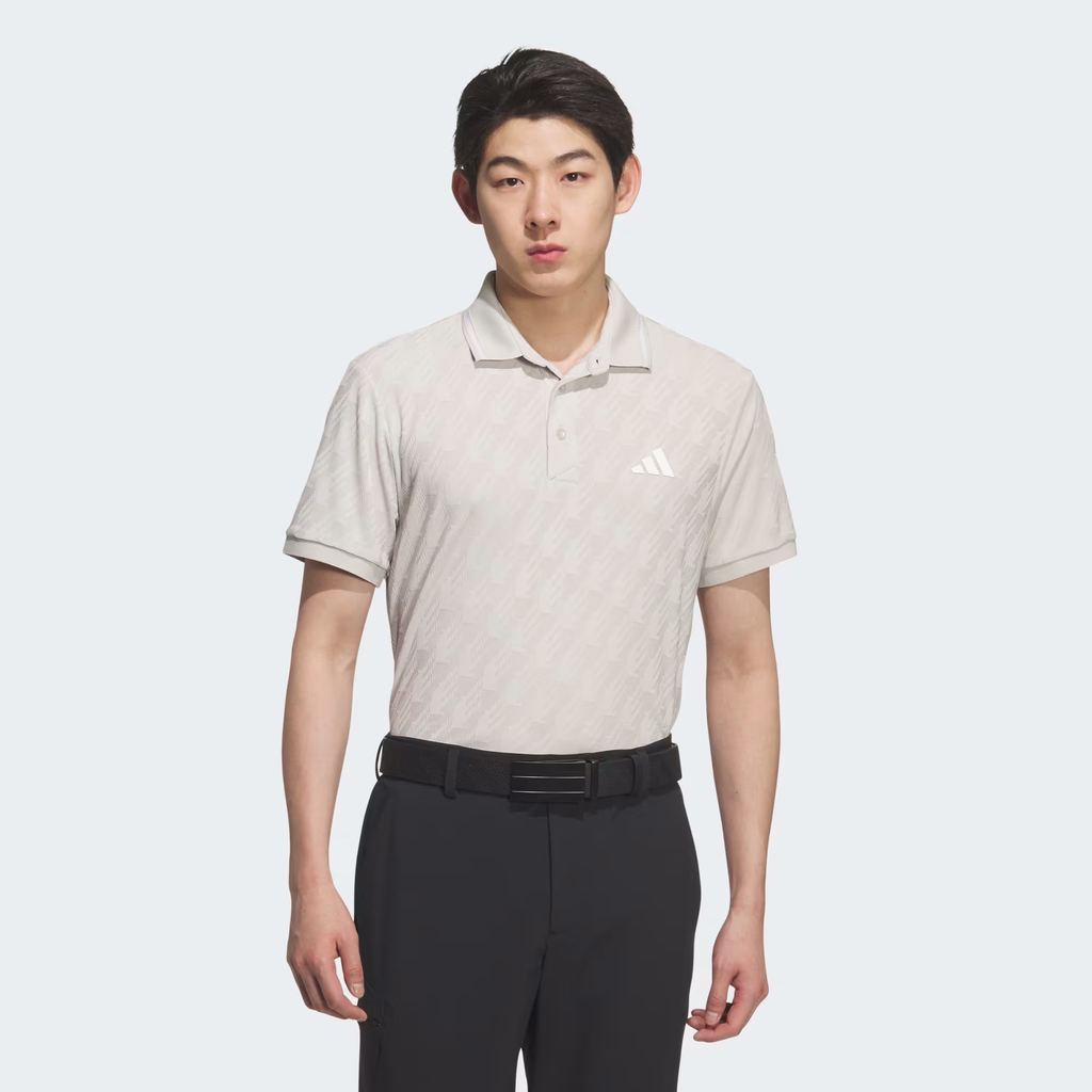Áo Polo Adidas Nam Chính Hãng - JACQUARD SHORT-SLEEVE POLO SHIRT - Màu Be | JapanSport JY8235