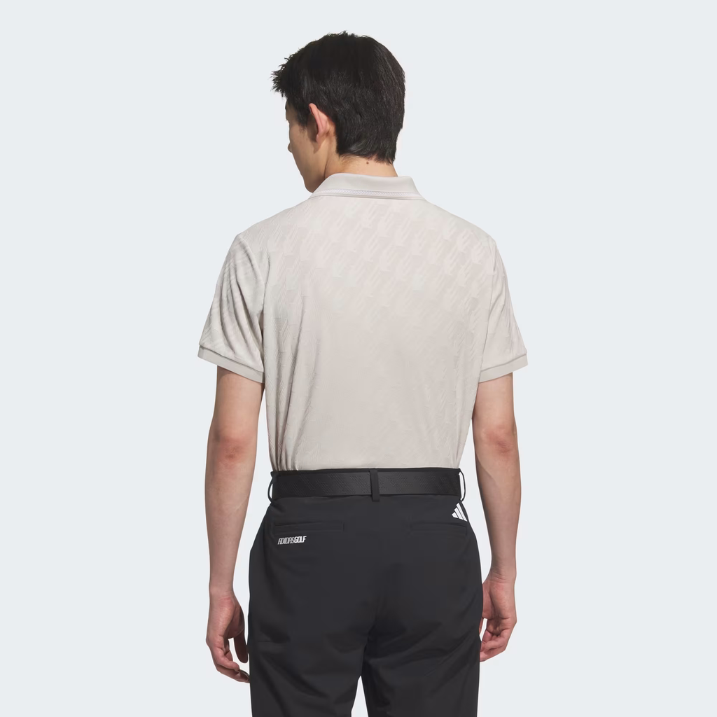 Áo Polo Adidas Nam Chính Hãng - JACQUARD SHORT-SLEEVE POLO SHIRT - Màu Be | JapanSport JY8235